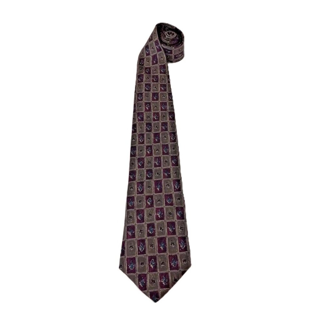 Bert Pulitzer Men's Necktie Collector's Ed.  55" L x 3 7/8" W Silk Made in USA